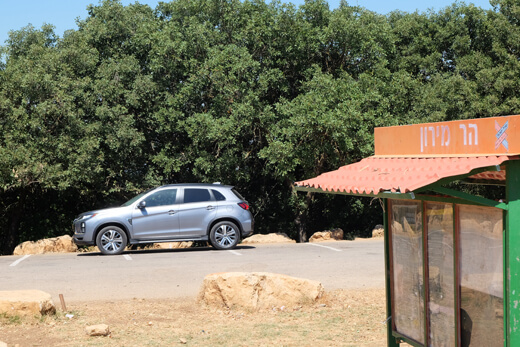 מיצובישי ASX בהר מירון מיצובישי ASX בהר מירון